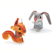 Paper toy "Bois Joli" : les animaux de la forêt