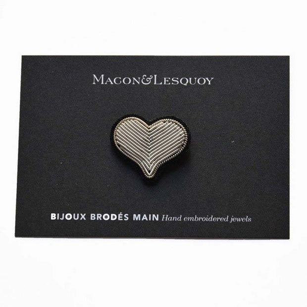 Broche - Coeur Argent - Macon & Lesquoy