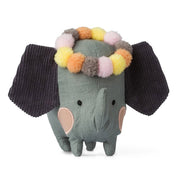 Doudou - Éléphant et sa guirlande de pompons