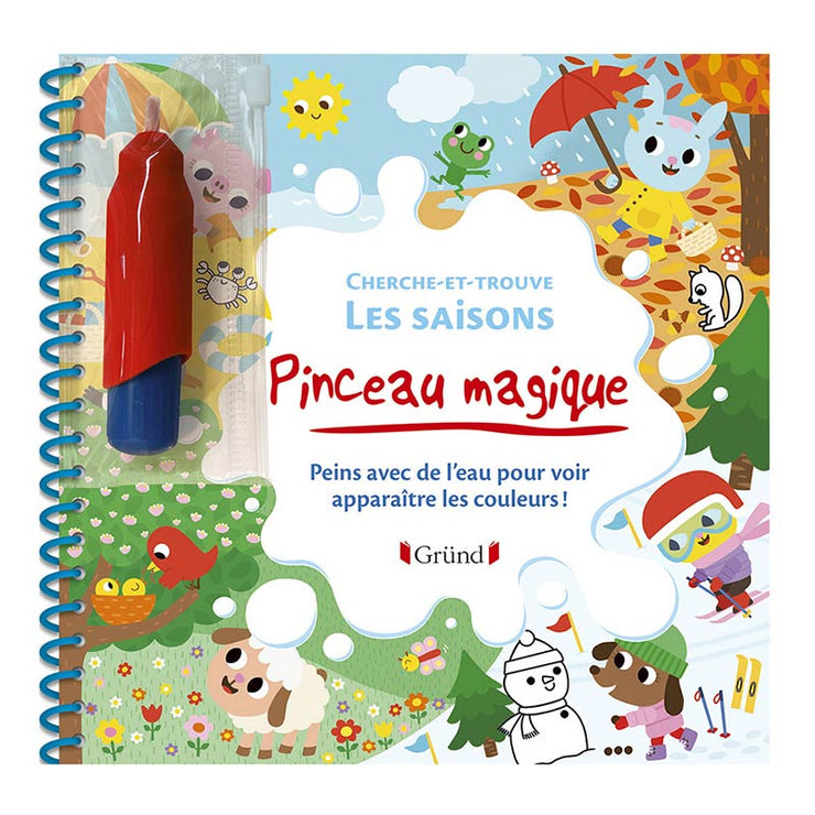 Livre Les Saisons Pinceau Magique - Gründ