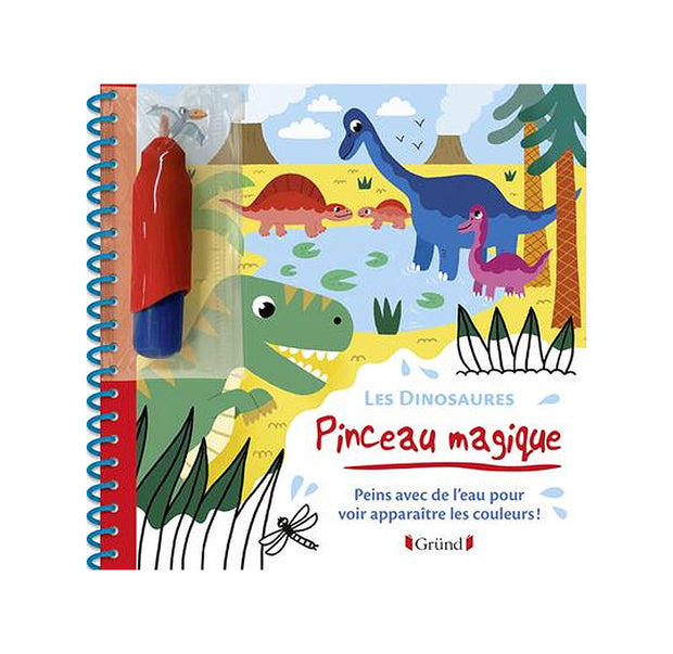 Livre Dinosaures pinceau magique - Grund