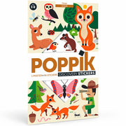 Poppik - Set poster et stickers sur La forêt