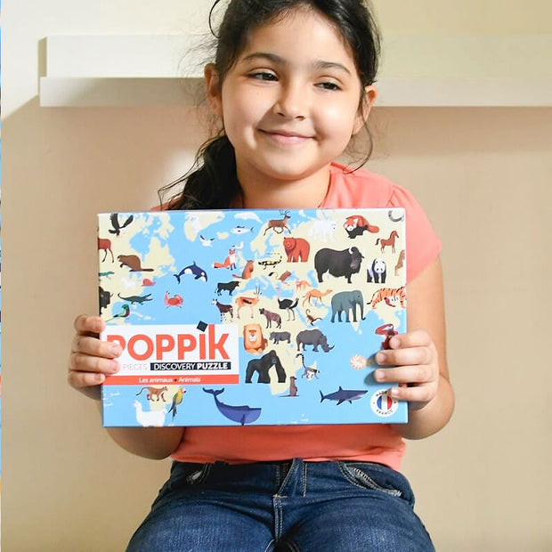 Poppik - Puzzle Les Animaux