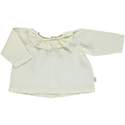 Poudre-organic-blouse-almond-enfant-col-volant