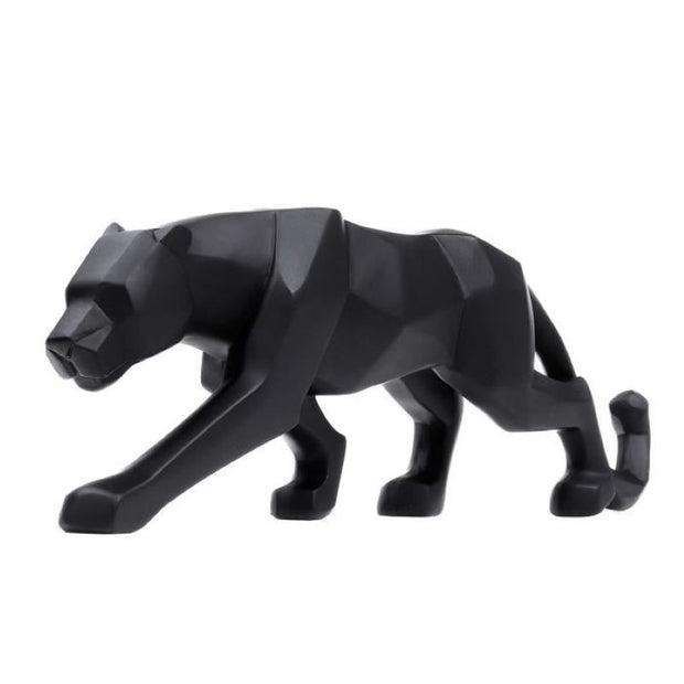 magnifique objet de décoration, cette statue panthère noire matte ajoutera un aspect élégant à votre intérieur.