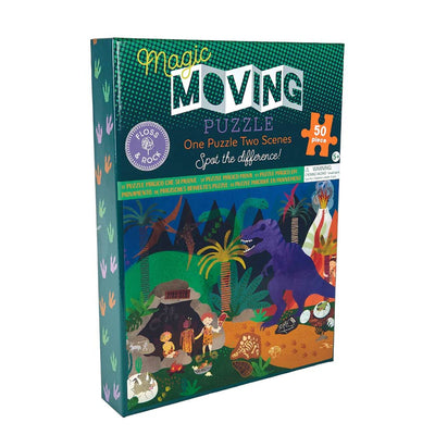 Puzzle Magique Dino 50 pcs - Floss&Rock