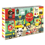 Puzzle 48 pcs Dans la Ville - Petit Monkey