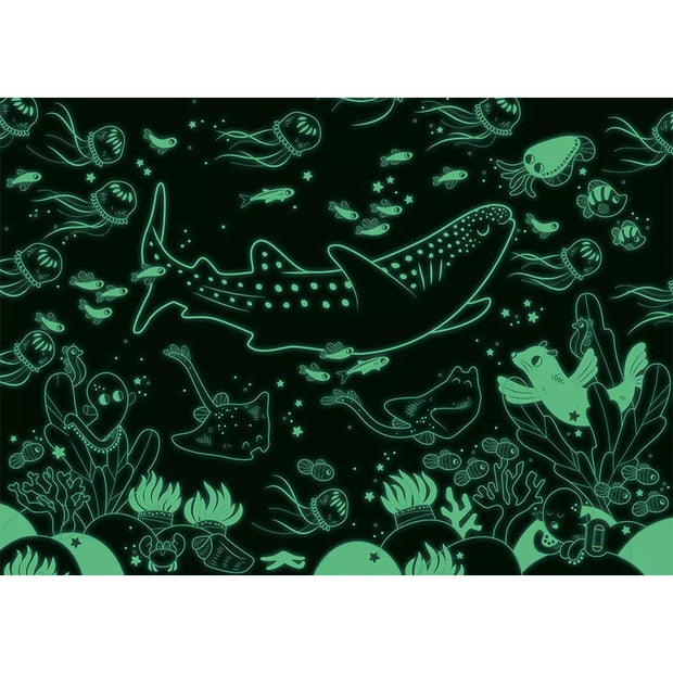 Puzzle phosphorescent Sous la mer 24 pièces - Moulin Roty