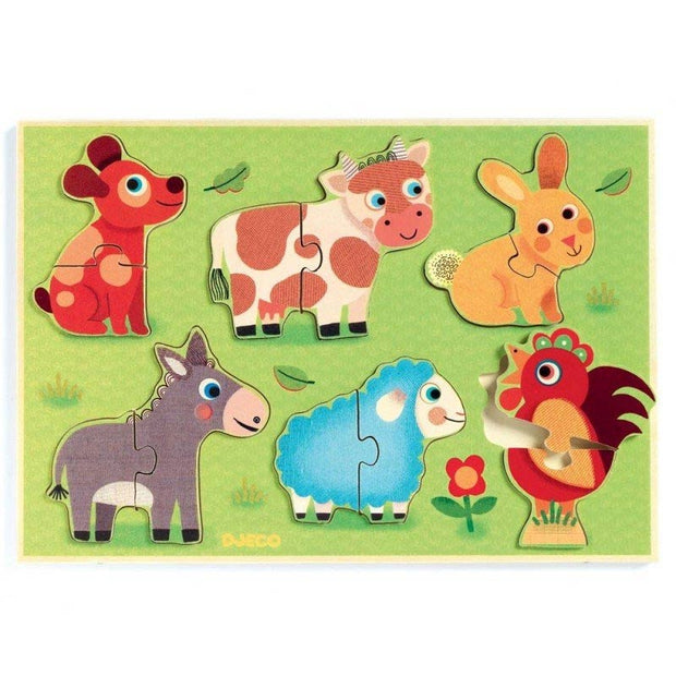Puzzle relief - Coucou cow