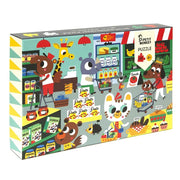 Puzzle 48 pcs Au Supermarché - Petit Monkey