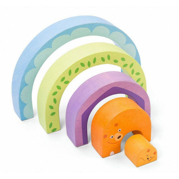 Puzzle Tunnel maman ours -en bois
