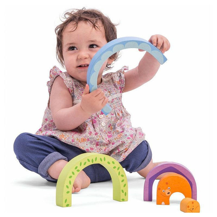 tunnel puzzle en bois