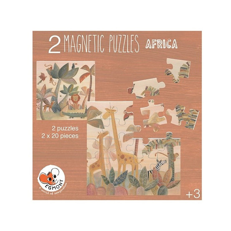 2 Puzzles Magnétiques Afrique - Egmont Toys