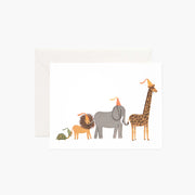 Carte Double Anniversaire Animaux - Rifle Paper Co