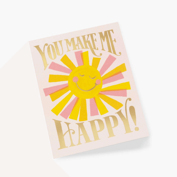 Rifle Paper Co - Carte de Saint Valentin - You make me Happy