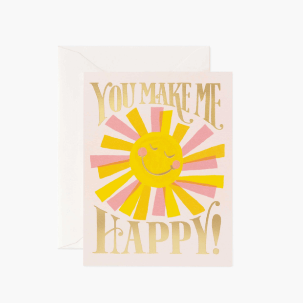 Rifle Paper Co - Carte de Saint Valentin - You make me Happy