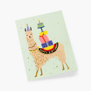 Carte d'anniversaire - Lama