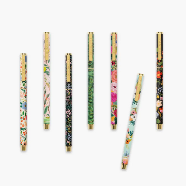 RIFLE PAPER CO - Stylo rechargeable - strawberry fields 
