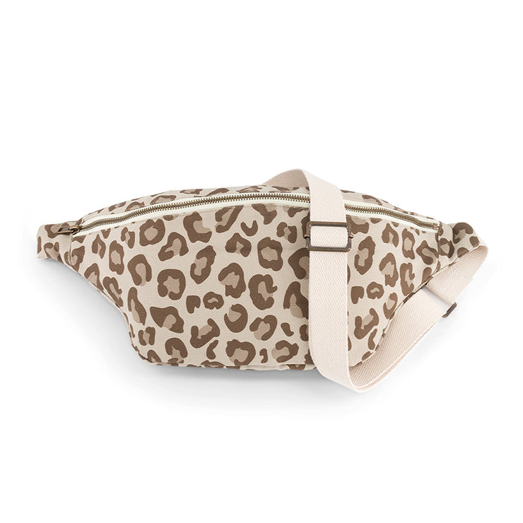 Sac Banane Motif Léopard Naturel - Rose In April