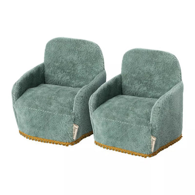 Mobilier miniature - Duo de Fauteuils