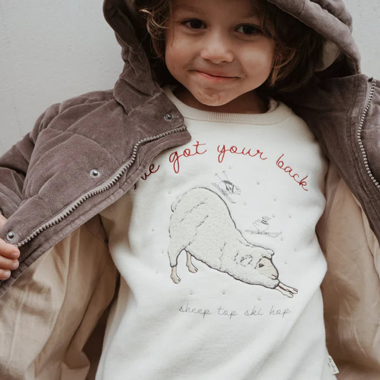 Sweatshirt Lou Antique Blanc - Konges Slojd