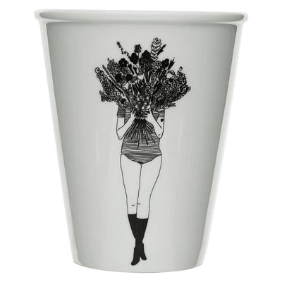 Tasse Gräser blanche en céramique Ø9x12x9 cm 350 ml : Mugs, tasses et bols  AUTRES MARQUES maison - botanic®
