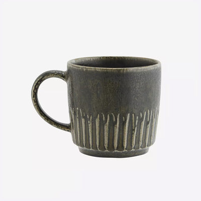 Madam Stoltz - Mug en Grès Vert Foncé