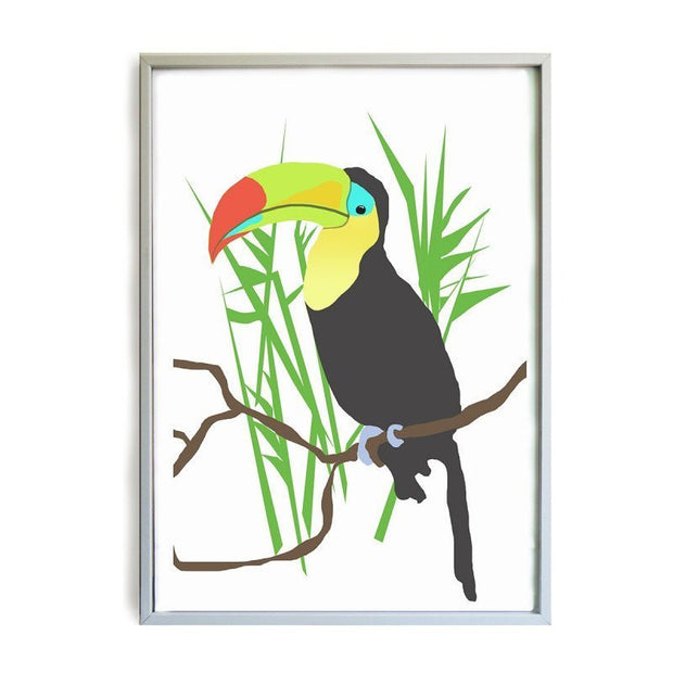 affiche-toucan-french-blossom-creation