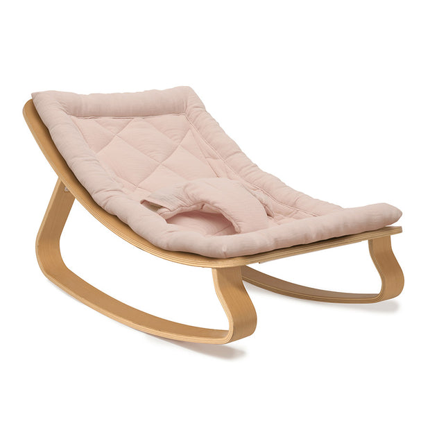 Transat bébé LEVO Hêtre / Coussin Nude