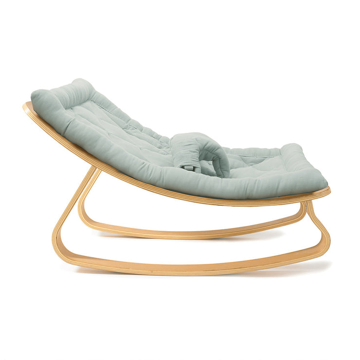 Transat bébé LEVO Hêtre / Coussin Farrow