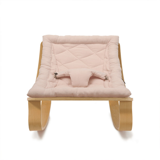Transat bébé LEVO Hêtre / Coussin Nude