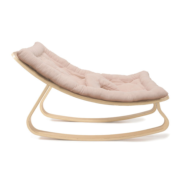 Transat bébé LEVO Hêtre / Coussin Nude