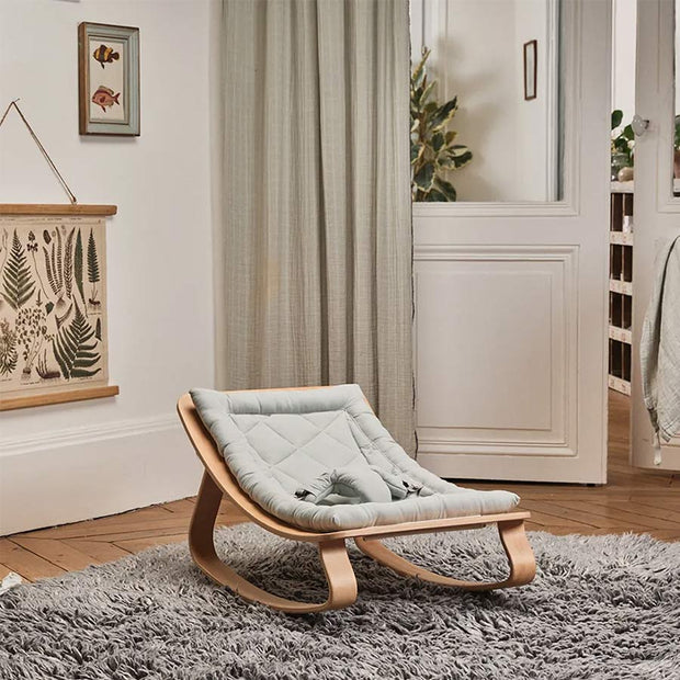 Transat bébé LEVO Hêtre / Coussin Farrow