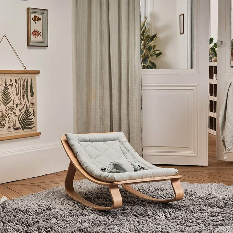 Transat bébé LEVO Hêtre / Coussin Farrow