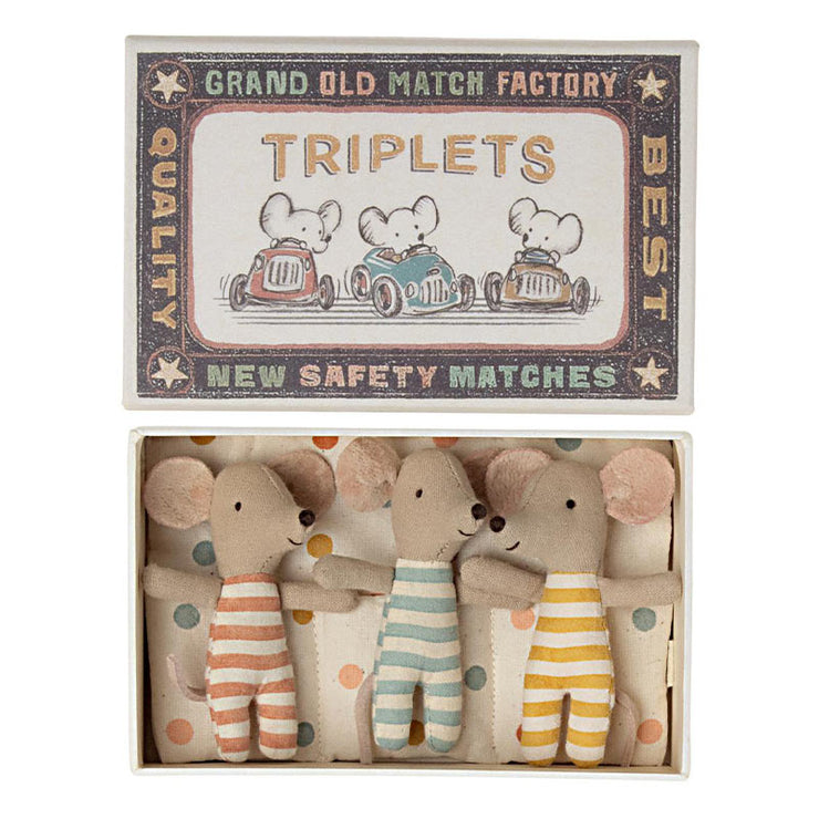 Figurines Souris - Bébé Triplés