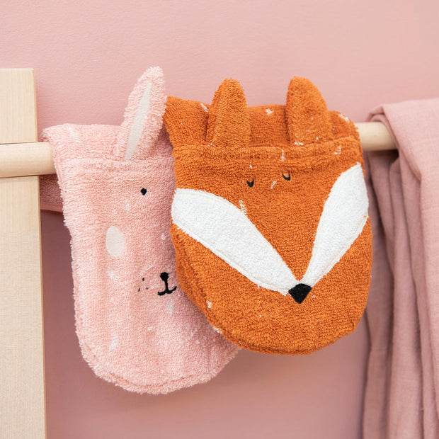 Duo Gants de Toilette Lapin & Renard - Trixie Baby