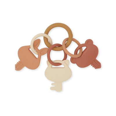 Jouet de dentition - Trousseau Clés Brown Clay
