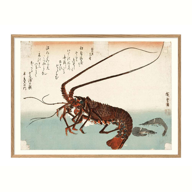 Affiche-Japan-Langouste-Ukiyo-E 