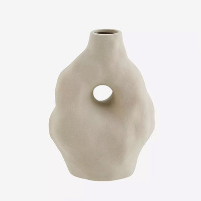 Vase en Grès Beige - Madam Stoltz