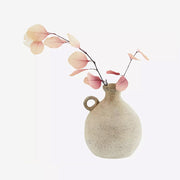 Madam Stoltz - Vase en Terre Cuite Beige Lavé