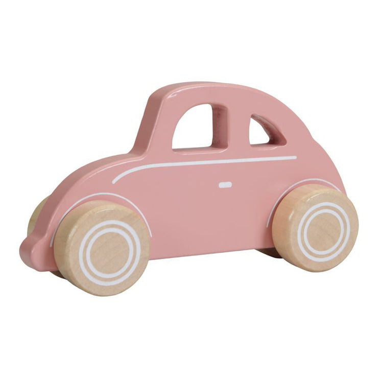 Voiture en bois - Rose