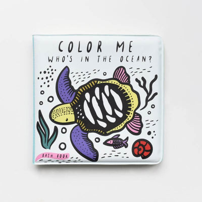 WEE GALLERY - Livre de bain pour l'éveil des enfants - Color Me Ocean - changement couleur