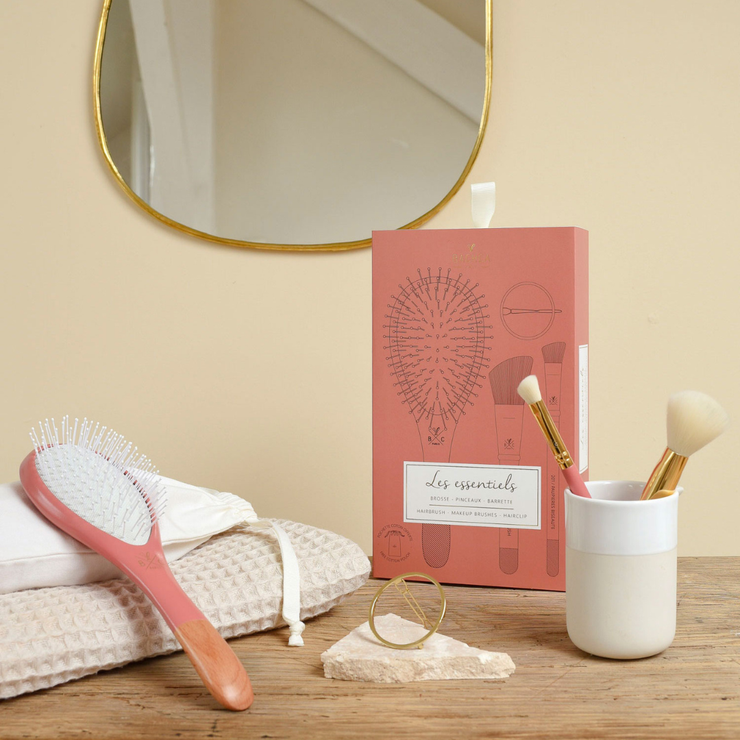 Coffret Les essentiels Terracotta -Brosse démêlage & volume
