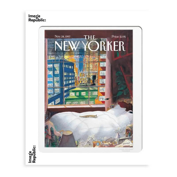 Affiche The New Yorker " Cat Sleeping by the Window " - Image Republic