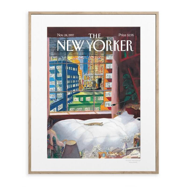 Affiche The New Yorker " Cat Sleeping by the Window " - Image Republic