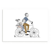 Affiche A4 Balade Vélo Papa et ses Filles - My Lovely Thing