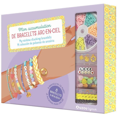 Mon Acmulation de Bracelets Arc-en-Ciel - Auzou