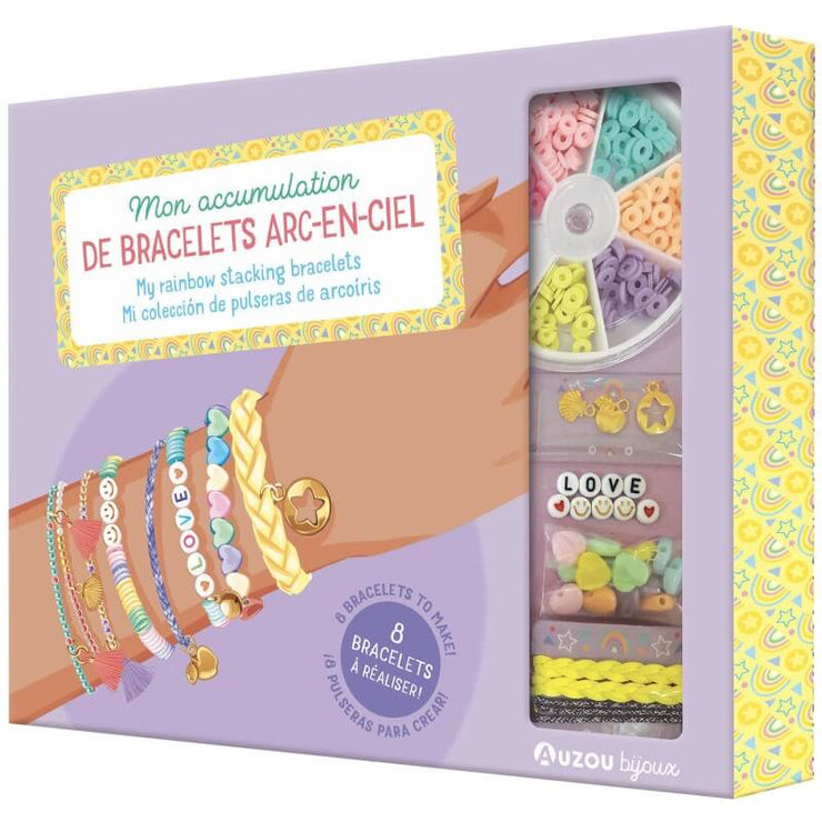 Mon Acmulation de Bracelets Arc-en-Ciel - Auzou