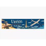 Avion Bleu à élastique - Moulin Roty