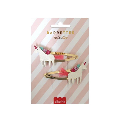 Barrettes Cheveux Licornes - La Petite Epicerie